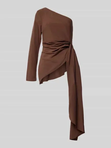 Bluzka w kroju na jedno ramię z mieszanki modalu Topshop