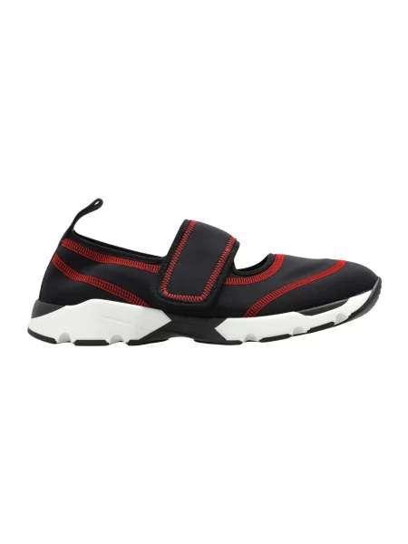 Sneakersy Marni z logo czarne