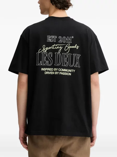 Scurt tricou Les Deux negru