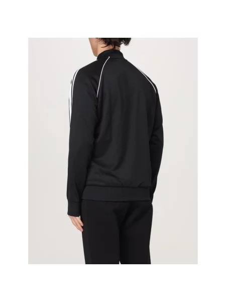 Kurtka Adidas Originals do biegania z logo ze stójką biała