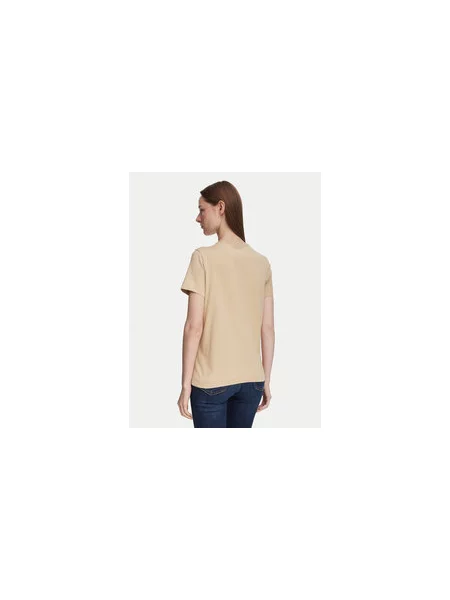 Guess T-shirt Regular Fit bež
