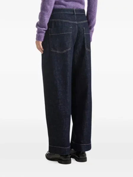 Blugi cu picior larg Seventy albastru