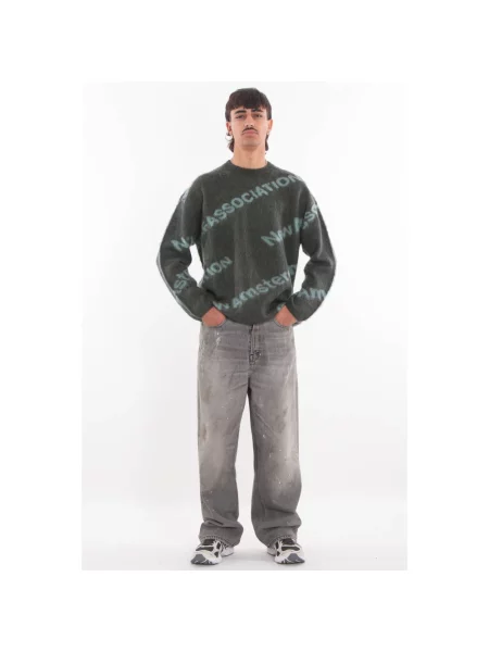 Sweter New Amsterdam Surf Association wełniany zielony