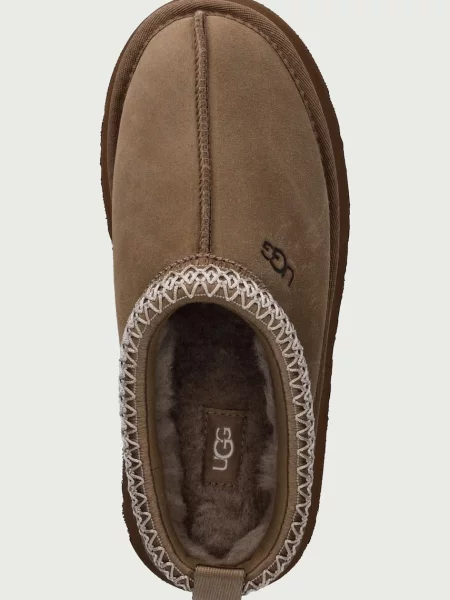UGG пантофи дамски от велур W Tazz II кафяво