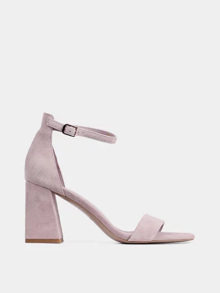 Велюрові Босоніжки Attizzare бежевий