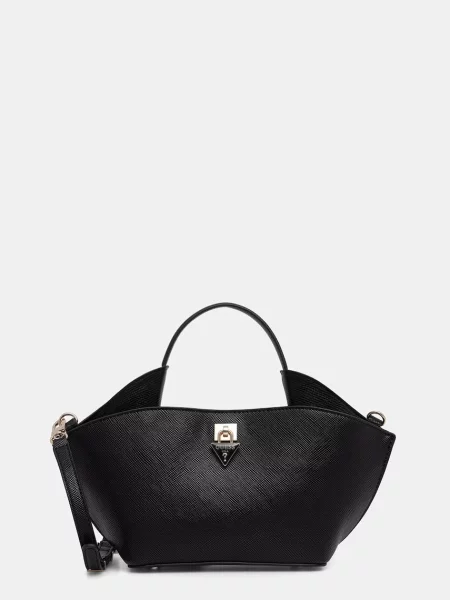 Guess tote torba iz umetnega usnja PATSIE črna
