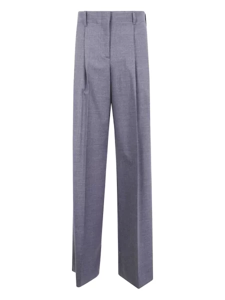 Pantaloni P.a.r.o.s.h. de lână plisate gri