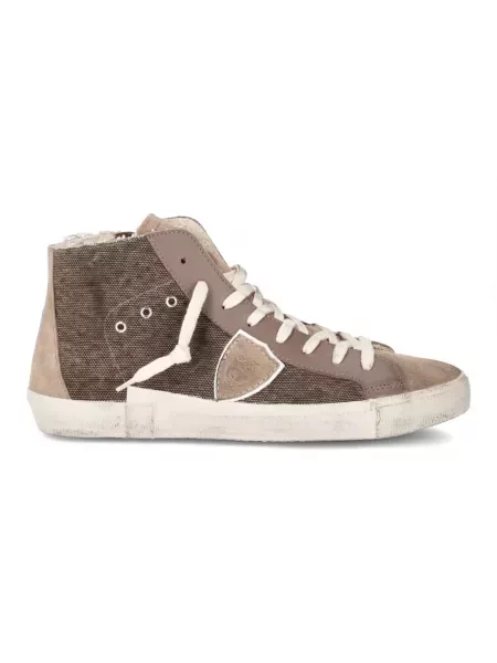 Buty do tenisa Philippe Model skórzane do tenisa brązowe