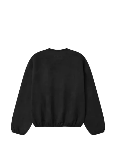 Суичър без качулка Fear Of God Essentials черно