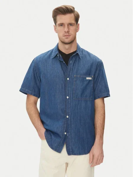 Calvin Klein Jeans дънкова риза син