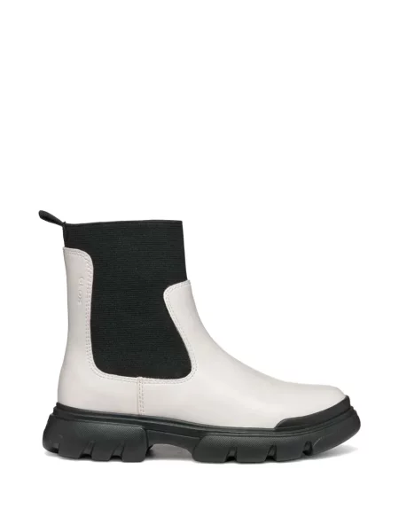 Buty do kostki dziecięce Geox białe