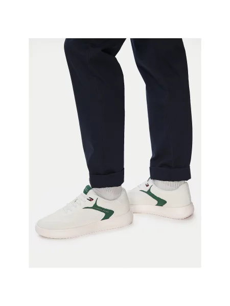 Tommy Hilfiger Laisvalaikio batai Th Modern Lightcup Knit balta