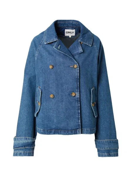 ONLY Geacă de primăvară-toamnă ONLAPRIL denim albastru