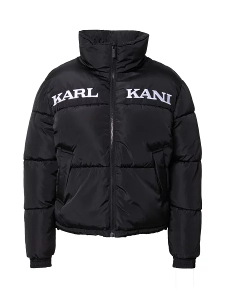 Karl Kani Geacă de primăvară-toamnă Essential negru alb