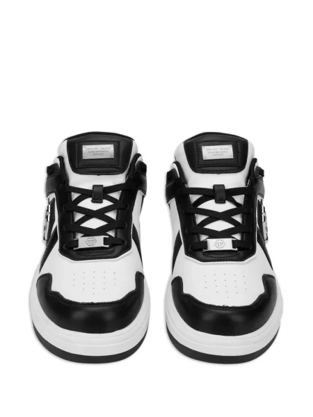 Sneakerși Philipp Plein cu autograf alb