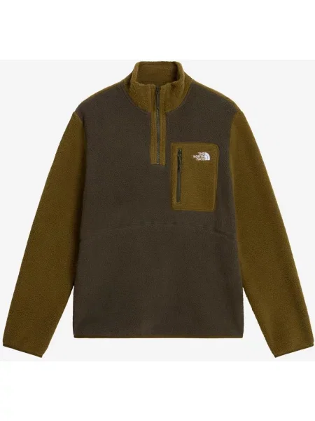Polar The North Face Yumiori Quarter Zip oliwkowozielony S brązowy