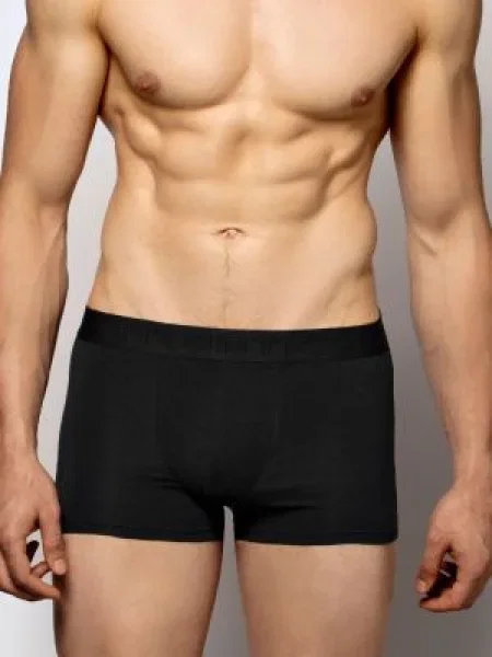 Pantaloni scurți Atlantic din bambus negru