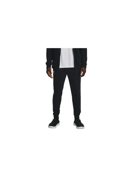 Pantaloni de jogging Under Armour alergare din material terry negru