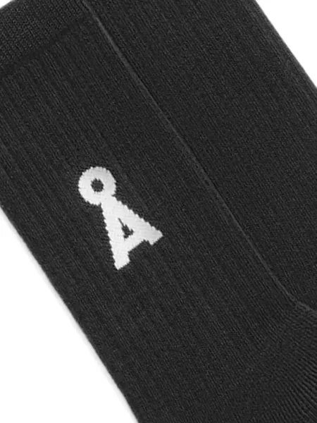 Șosete Armedangels cu imagine negru