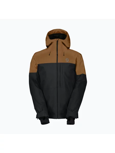 Lyžařská bunda SCOTT Ultimate Dryo 10 bread brown/black černá
