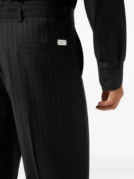 Pantaloni Philipp Plein cu dungi gri