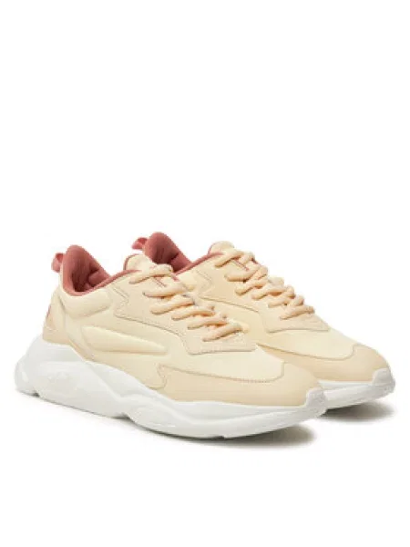 HUGO Sneakersy Leon Bílá béžové