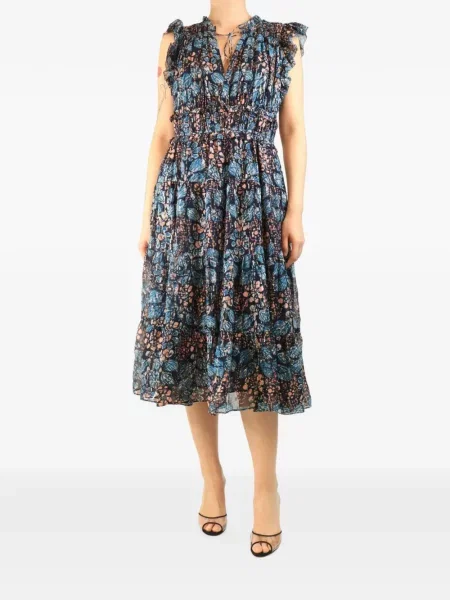 Rochie midi Ulla Johnson albastru