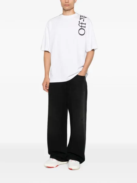 Tricou Off-white cu imagine alb