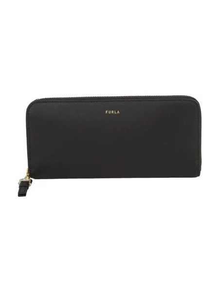 Portfel Furla skórzany czarny