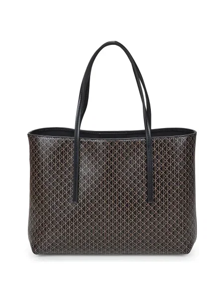 Calvin Klein Geantă shopper + borsetă maro