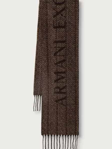 Armani Exchange fular pentru femei maro