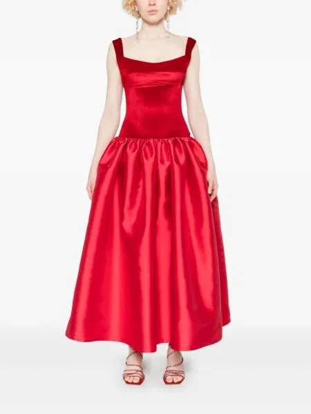 Rochie Atu Body Couture de catifea roșu