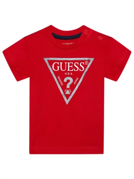 Guess Футболка Regular Fit червоний