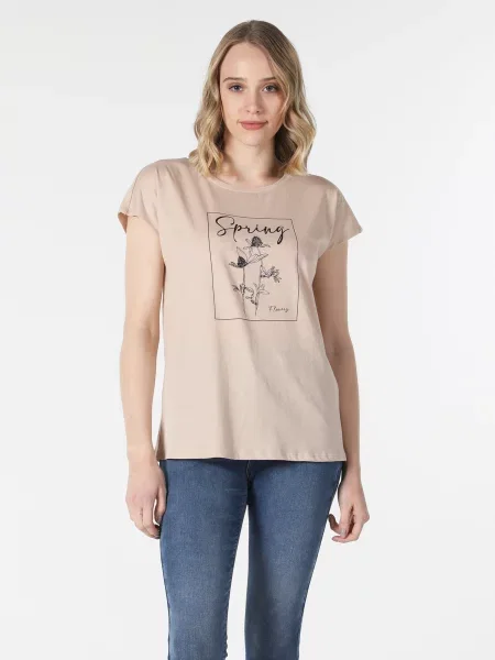 Футболки і поло Colin’s комбінований верх бежевий