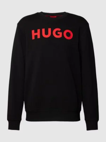 Bluza z detalem z logo model ‘Dem’ Hugo czarna