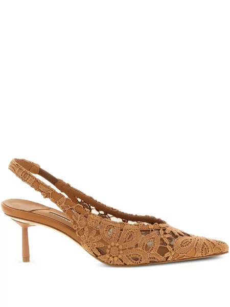 Pantofi cu toc Le Silla slingback maro