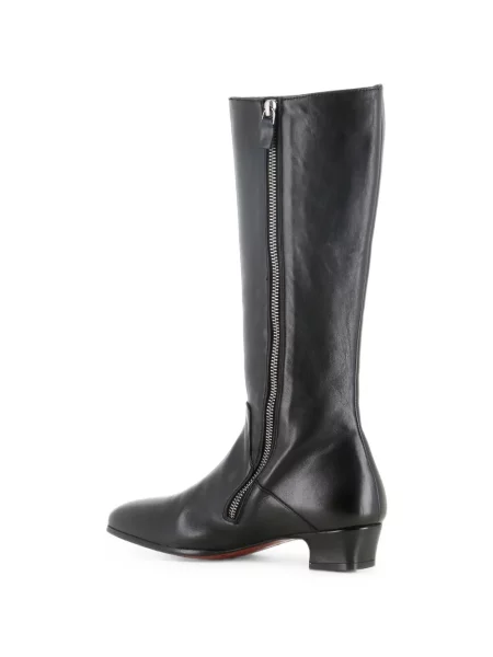 Cizme Alexander Hotto din piele negru