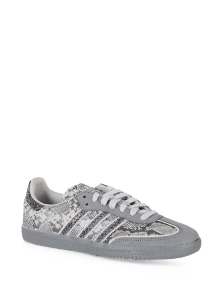 Sneakerși Adidas Samba cu șireturi din dantelă cu imagine gri