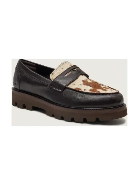 Kurt Geiger De piele pantofi loafer BROMPTON PENNY maro