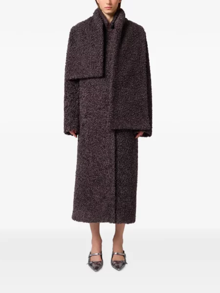 Bouclé palton Msgm violet
