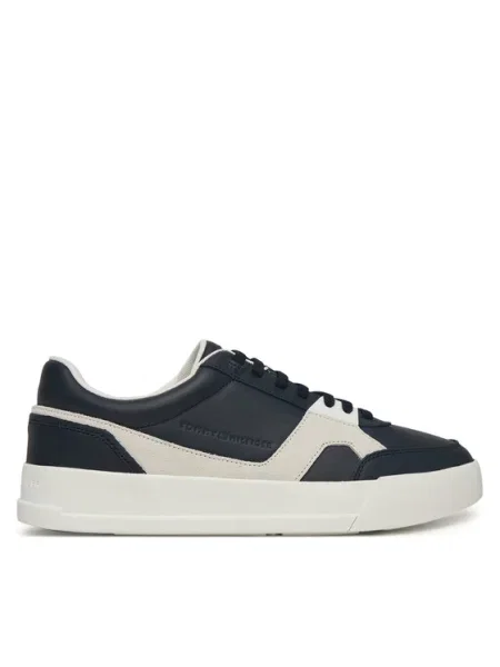 Сникърси Tommy Hilfiger Th Court Craft Mix тъмносин