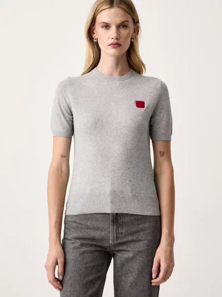 Max&Co. tricou tricotat pentru femei din cu CHENZIA gri