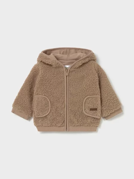 Mayoral Newborn кофта на застібці з капюшоном дитяча флісова