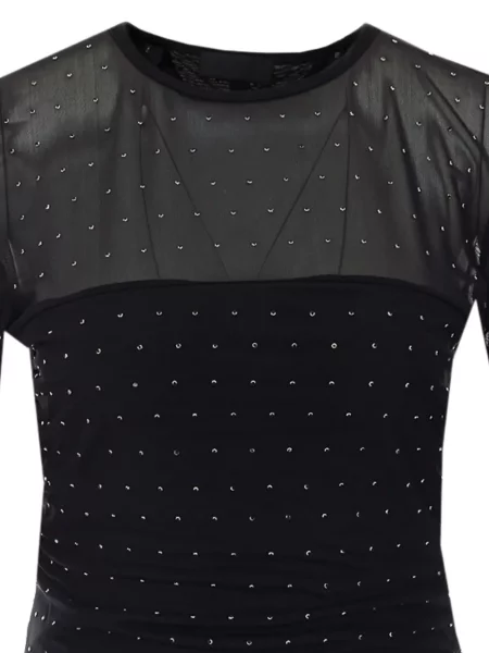 Stras rochie mini Liu Jo negru