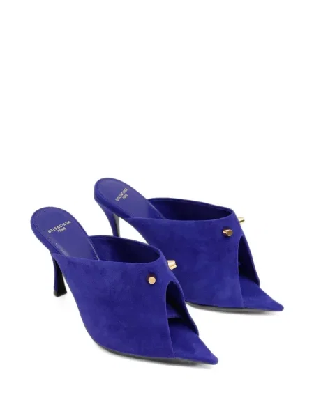 Papuci tip mules Balenciaga violet