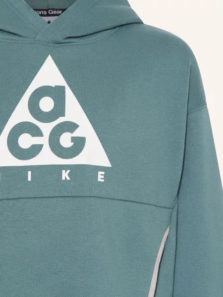 Nike Bluza Z Kapturem gruen biała