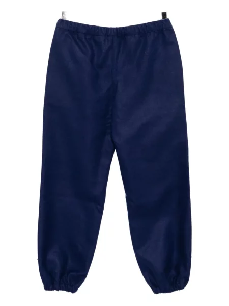 Pantaloni Juntae Kim cu model floral albastru