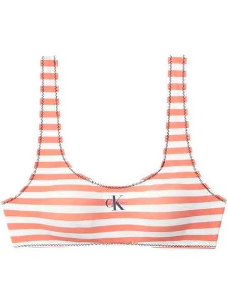 Grudnjak Calvin Klein Jeans narančasta