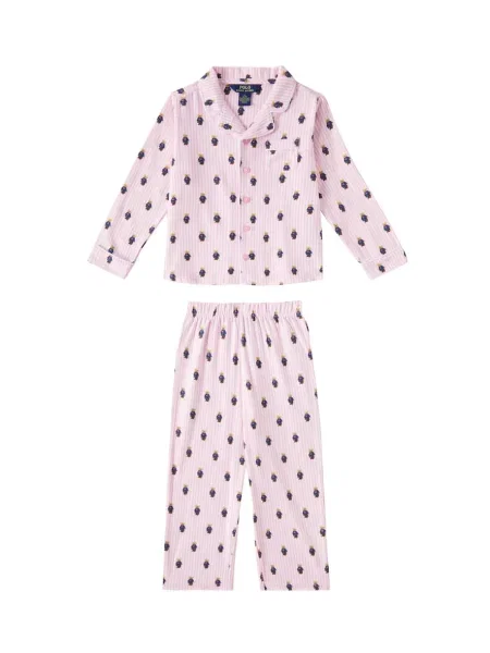 Gyerek pizsama Polo Ralph Lauren rózsaszín