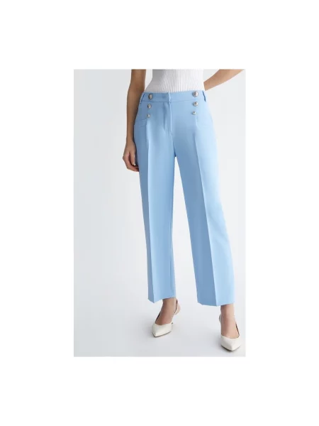 Pantaloni Liu Jo albastru